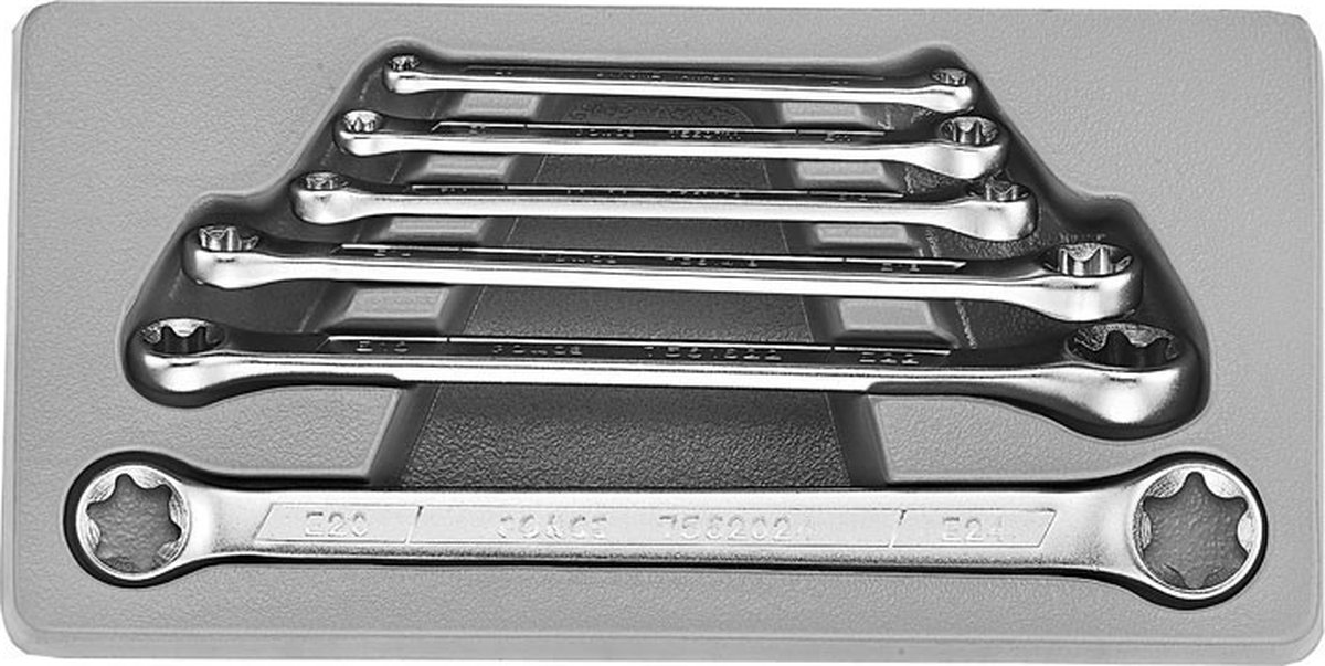 E-Torx ringsleutels - 6 stuks