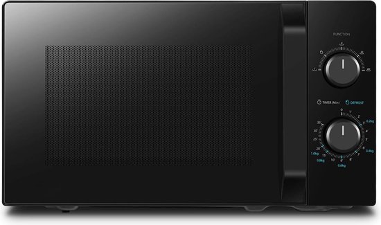 Intelectro Magnetron - De Multifunctionele Magnetron voor een Complete Kookervaring - Compacte en Veelzijdige Moderne 1000W Magnetron - Grill- en Aanvullende Functies - 1000W - Zwart - Levering Sneller dan Aangegeven!