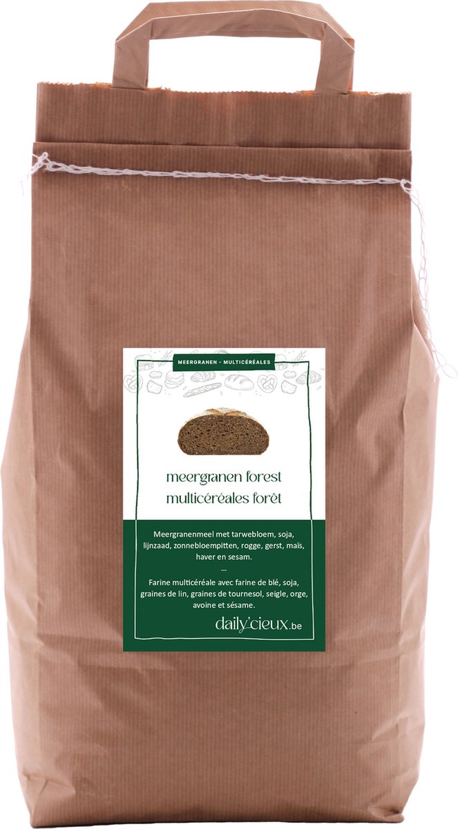 Meergranen Forest 5kg Dailycieux - brood bakken - bakingrediënten - meergranenmeel