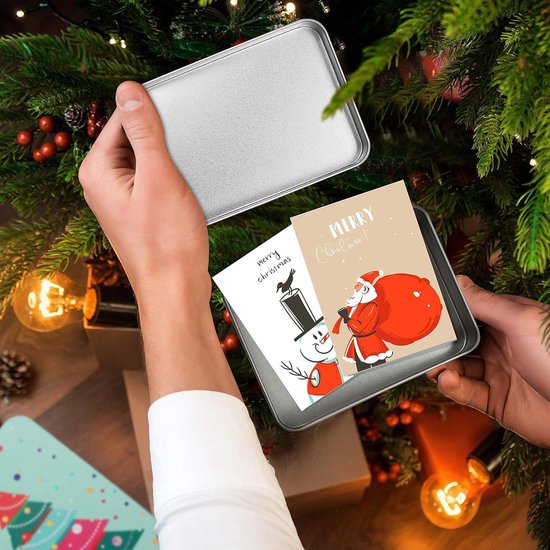 Kerst Explosiebox Voor Geld | 12-delige Kerst Geldboxen Voor Contant Geld, Herbruikbaar Feestelijk Explosie Etui Rode Enveloppen Sieraden Souvenirs - Ideaal Cadeau Familie En Vrienden