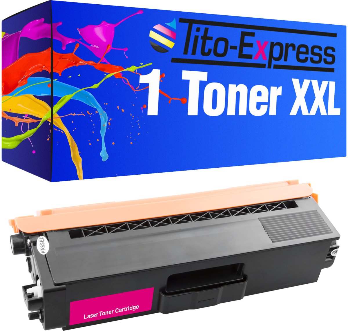 PlatinumSerie 1 toner XXL alternatief voor Brother TN-325 magenta
