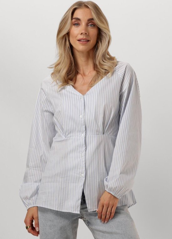 Object Objtutta Sculpture Fit Ls Shirt D Div Dames - Jurken - Blauw - Maat 34