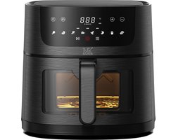 Maison & Kitchen Airfryer - Heteluchtfriteuse - PFAS-vrij - 1800W - 8L Inhoud - 80ºC tot 200ºC - Zwart