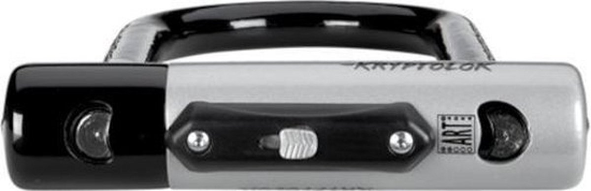 Kryptonite Moderate Beugelslot met kabel – Fiets – ART-2 Slot – Beugelslot Elektrische Fiets – 22,9 cm lang – Staal – Zwart/Zilver – foto 6