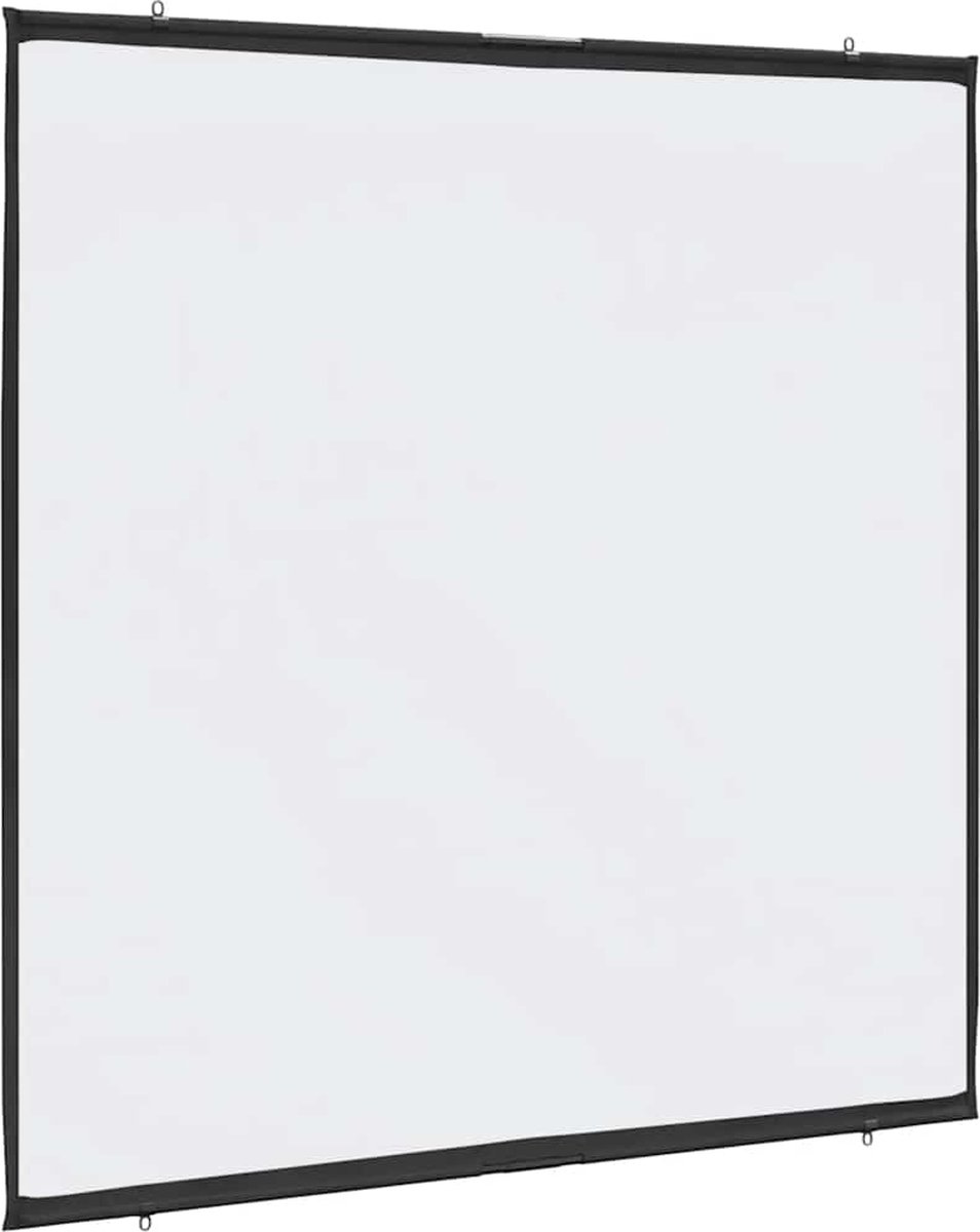 vidaXL - Projectiescherm - wandhangend - 89 - inch - 1:1
