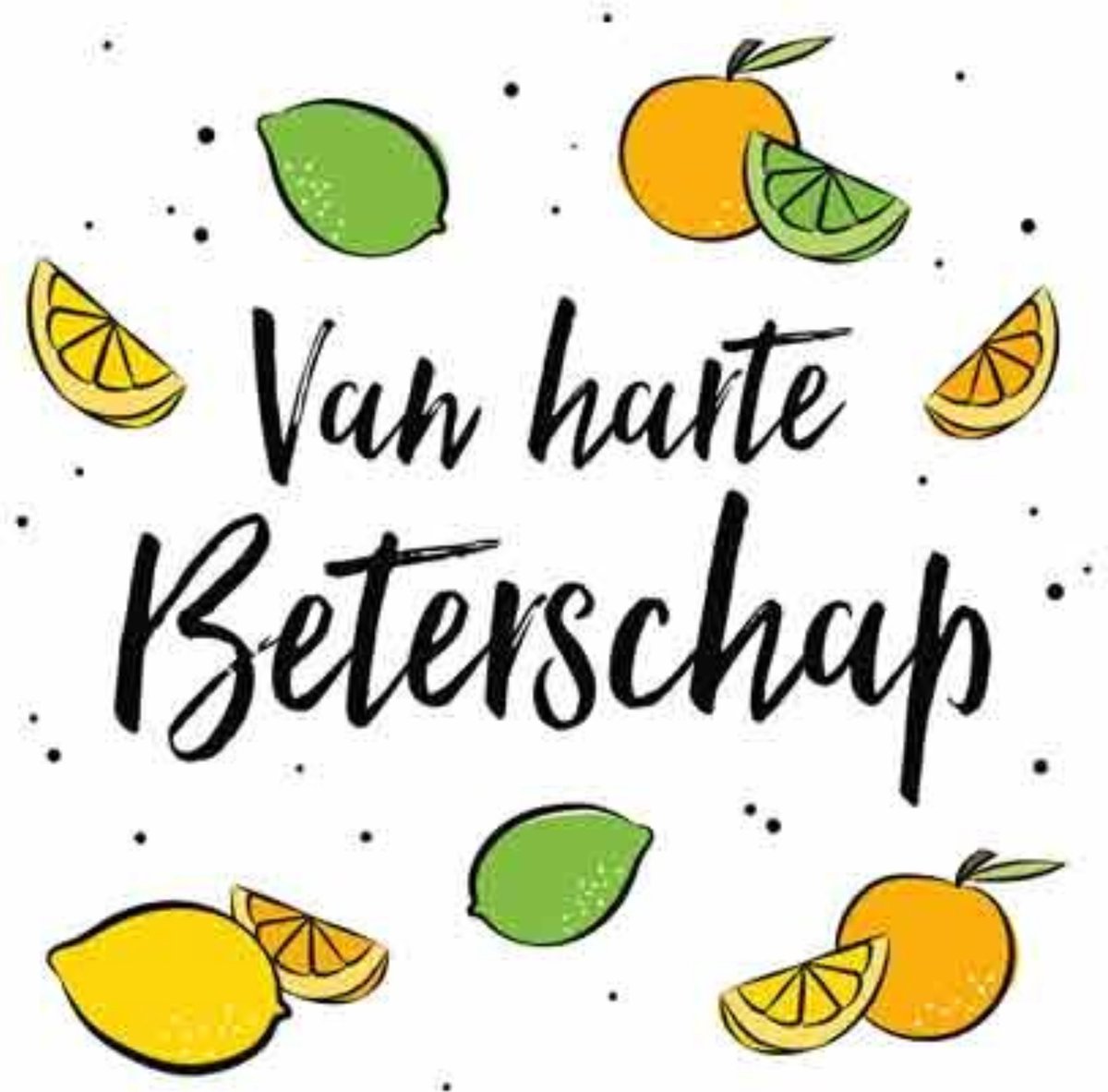 Wenskaart - Van Harte Beterschap