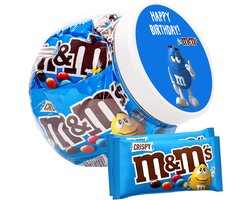M&M's Crispy chocolade - "Happy Birthday" - chocoladecadeau - verjaardagscadeau - verjaardag - 360g