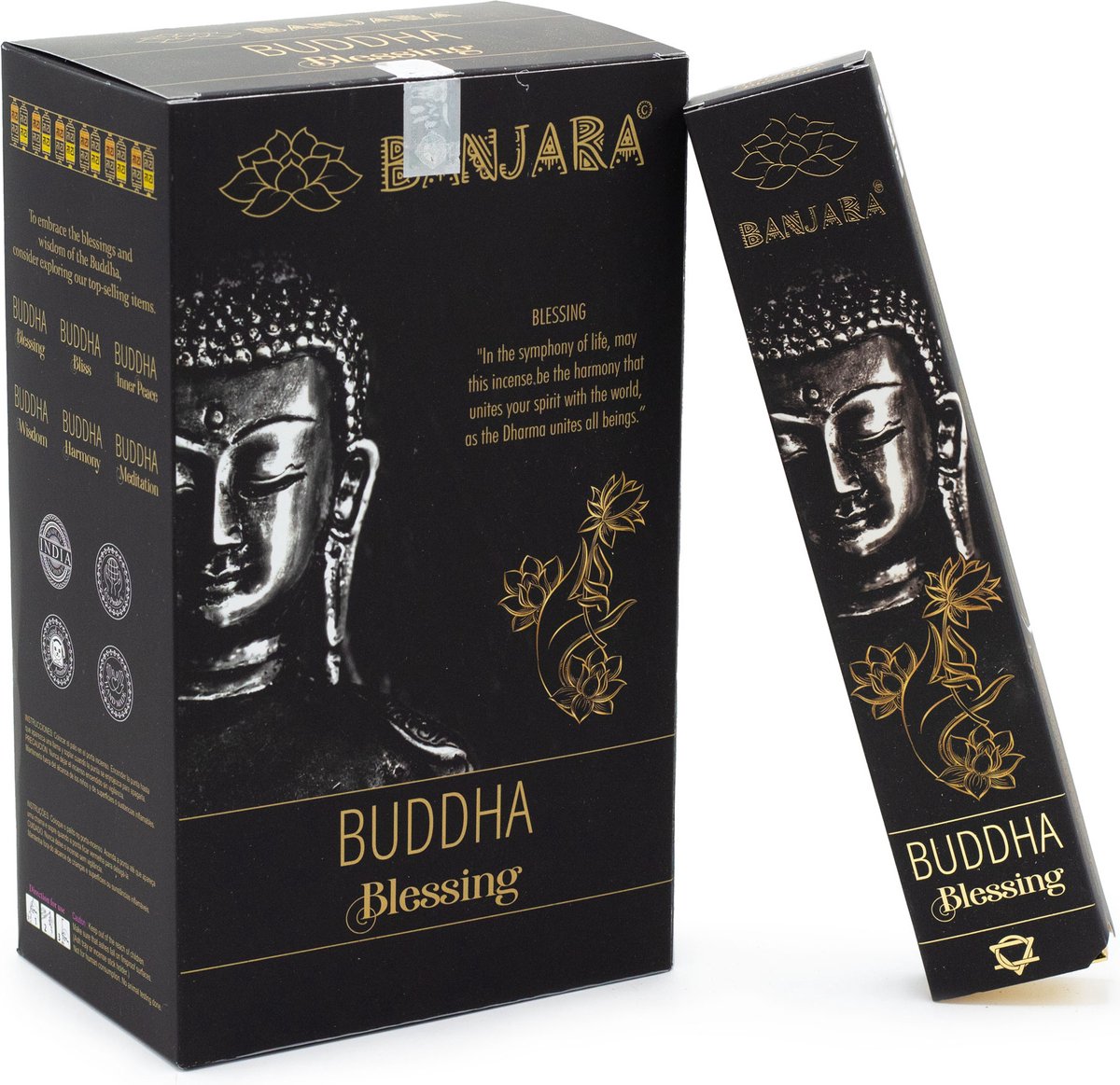 Banjara - Buddha Blessing - lotus - wierook - geurstokjes - doos 12 stuks