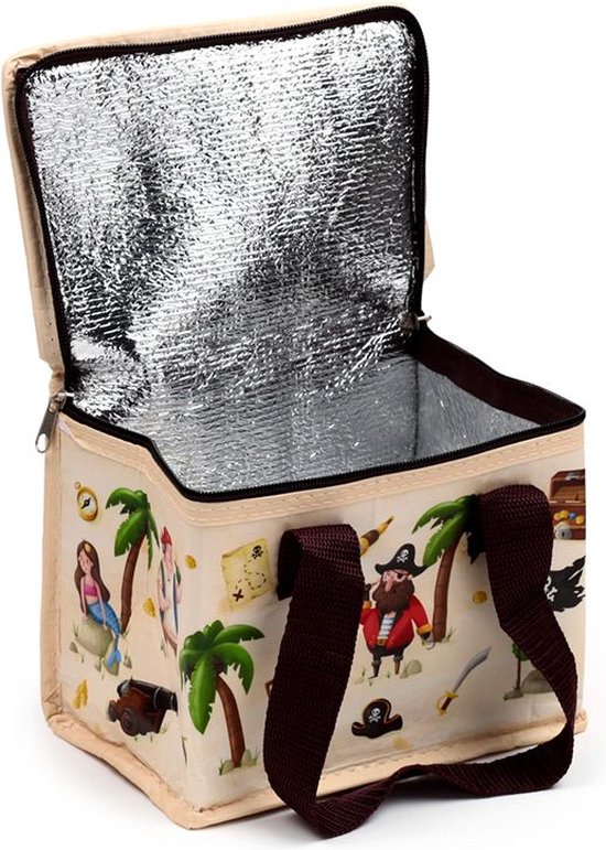 Koeltas/Lunchtas - Jolly Rogers Piratenthema - Duurzaam RPET - 15x20x14cm van KOEL — afbeelding 2