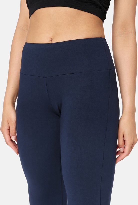 Bellivalini Dames Yogabroek - Sport - Vrijetijdsbroek - Lang - Viscose - Sportbroek - BLV-BLV50-283-YP - Donkerblauw - XXL van Bellivalini — afbeelding 5