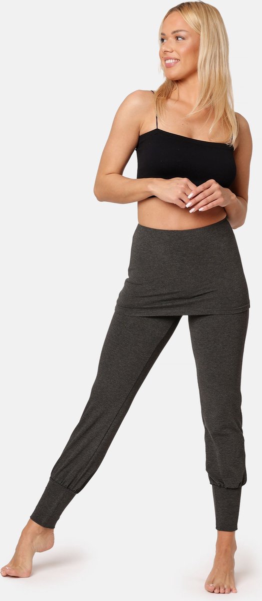 Bellivalini Dames Yogabroek - Sport - Vrijetijdsbroek - Lang - Viscose - Sportbroek - BLV-BLV50-275-YPS - Donker melange - XS van Bellivalini — afbeelding 5
