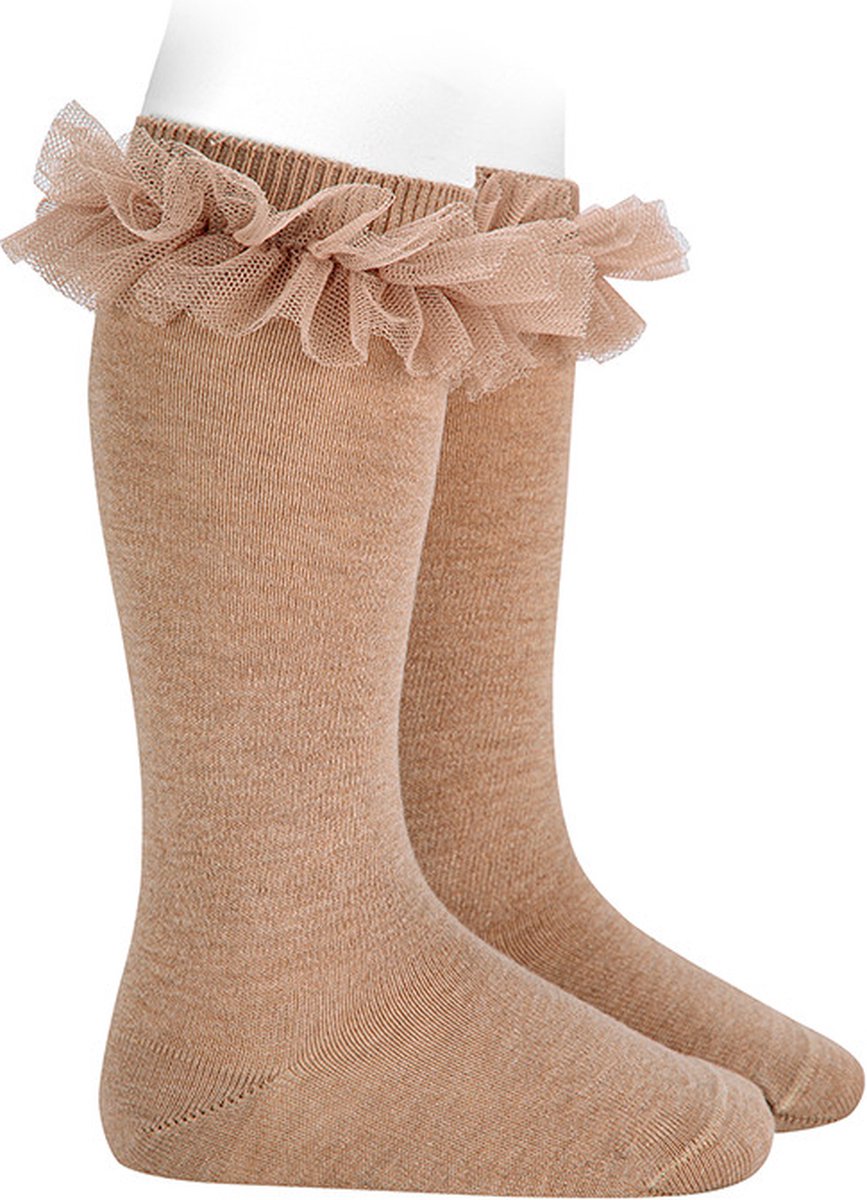 Cóndor Kniekous Tule | 2494/2 | Nougat/Bruin Melange (316) | 3-6 mnd | maat 00