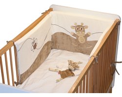 Stefano fashion - Swissy - bedomrander - voor bed 60x120 en 70x140 cm