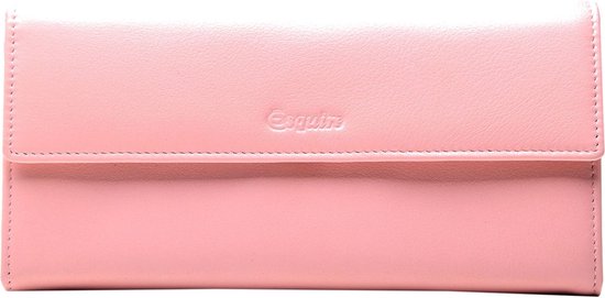 Esquire Cuir Porte-monnaie Viktoria Ladies Long Wallet Apricot Blush Rose