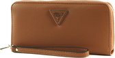 GUESS Portemonnee Meridian SLG Large Zip Around Wallet Cognac Terracotta