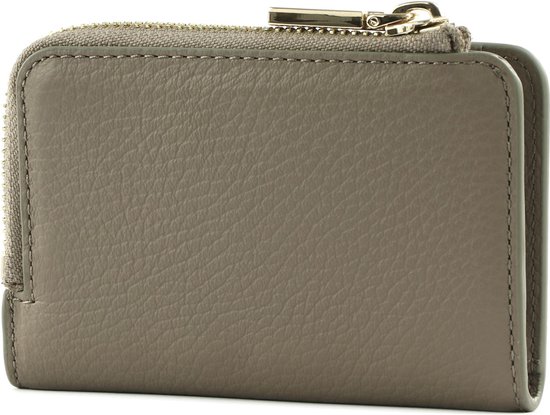 COCCINELLE Cuir Étui pour carte de crédit Metallic Soft Credit Card Holder Warm Taupe