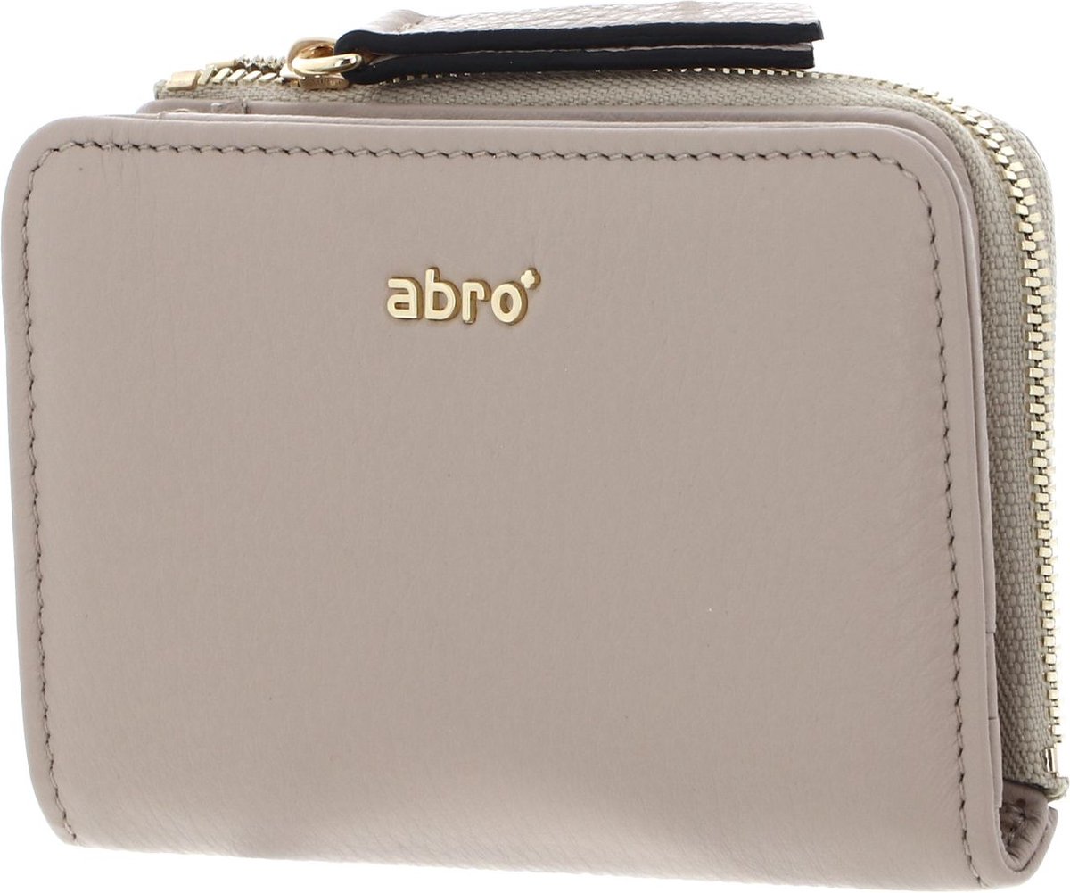 abro Portemonnee Leather Dalia Wallet Sahara Taupe