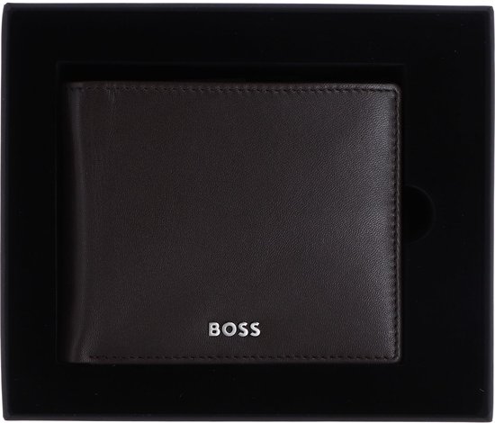 Hugo Boss Porte-Cartes Classic Smooth En Cuir Noir – Élégant Et Compact