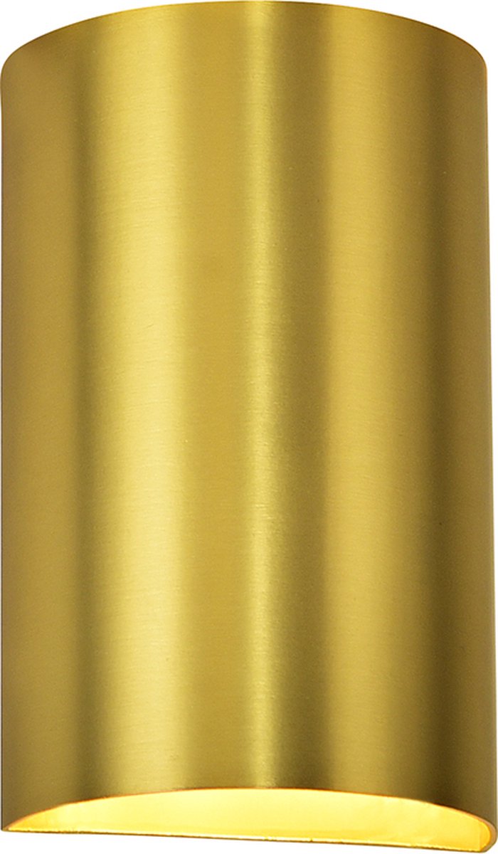 Olucia - PERRY - Wandlamp - Messing - Vorm: Rechthoek