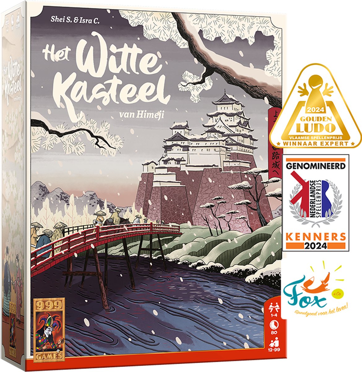 999 Games - Het Witte Kasteel van Himeji - Tactisch Bordspel - Nominatie Nederlandse Spellenprijs 2024 - Winnaar Gouden Ludo 2024 — afbeelding 8