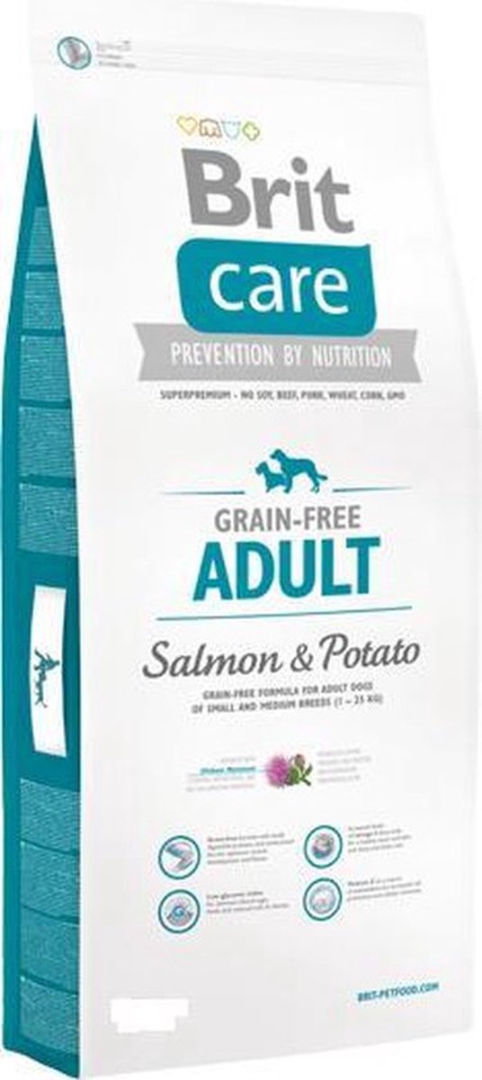 Brit 8595602510153 droogvoer voor hond 3 kg Adult Zalm
