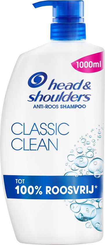 Head & Shoulders Classic Anti-Roos Shampoo - 1000 ml - Pomp
