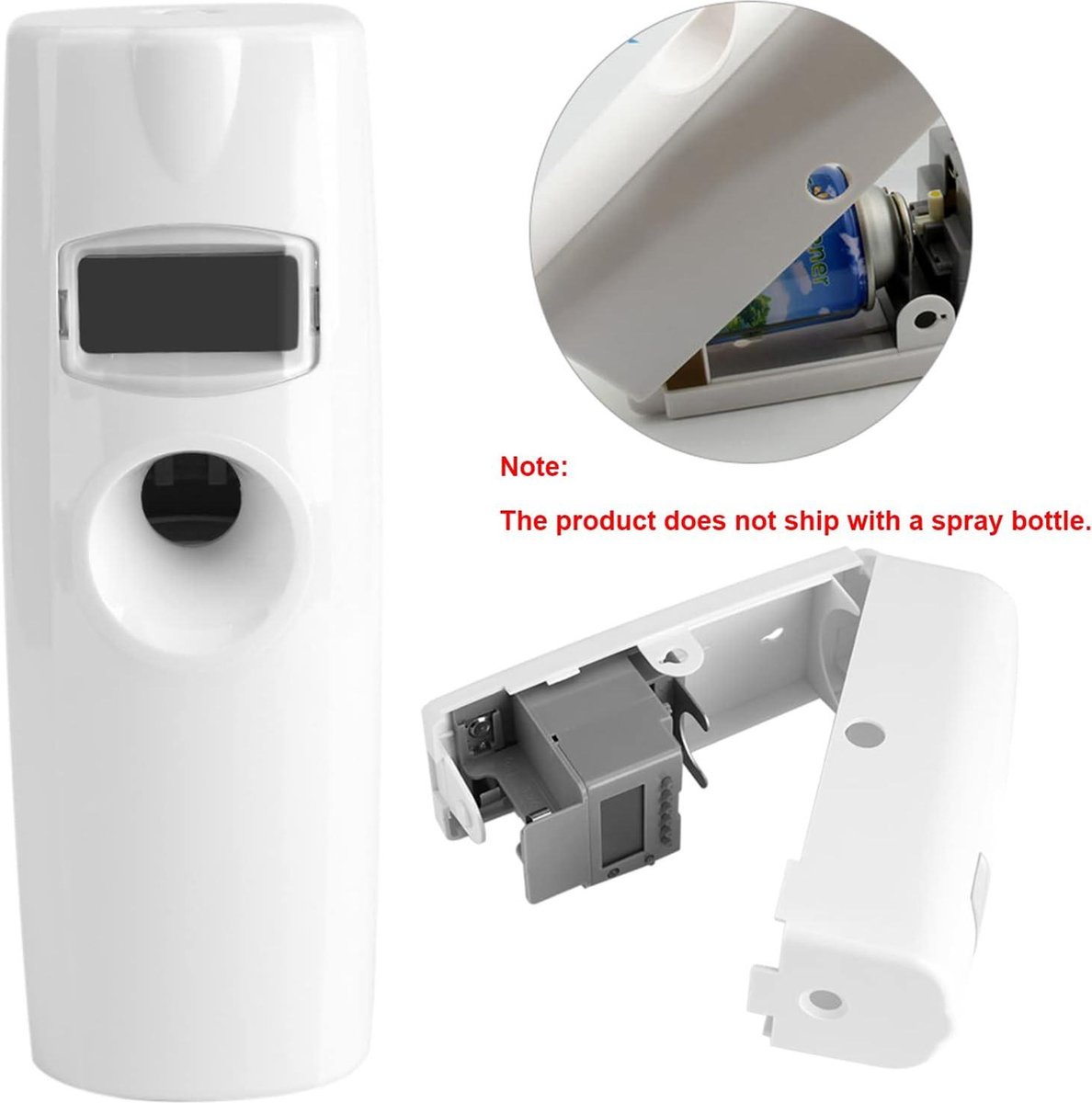 Goedkoopste Luchtverfrisser dispenser - LCD-display - automatische spray - auto kantoor - batterij niet inbegrepen