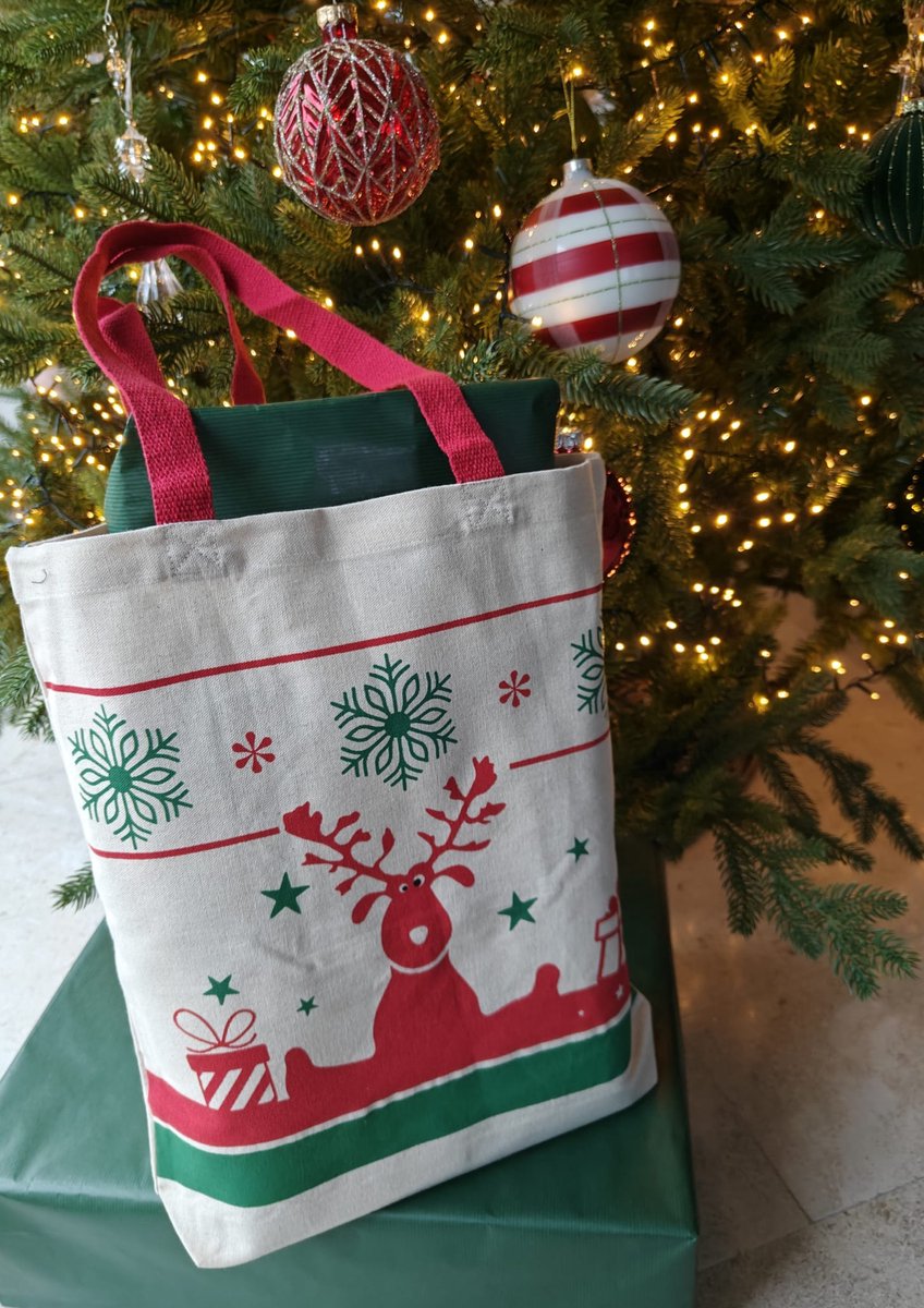 Shopper - Totebag met kerstmotief