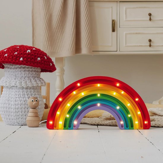 Little Lights nachtlamp kinderlamp regenboog - Classic - Duurzaam hand gemaakt van Little Lights — afbeelding 5