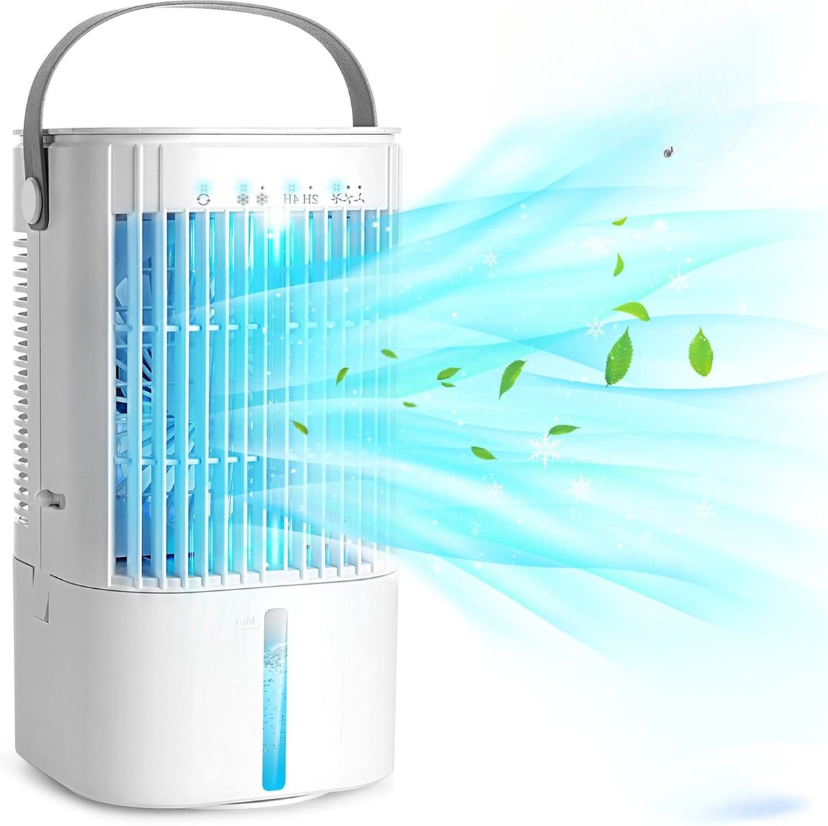 Mobiele Airco Zonder Afvoer - Mobiele Airco Zonder Slang - Compact En Zuinig - Ideaal Voor Koeling In Slaapkamers Of Kleine Kantoren