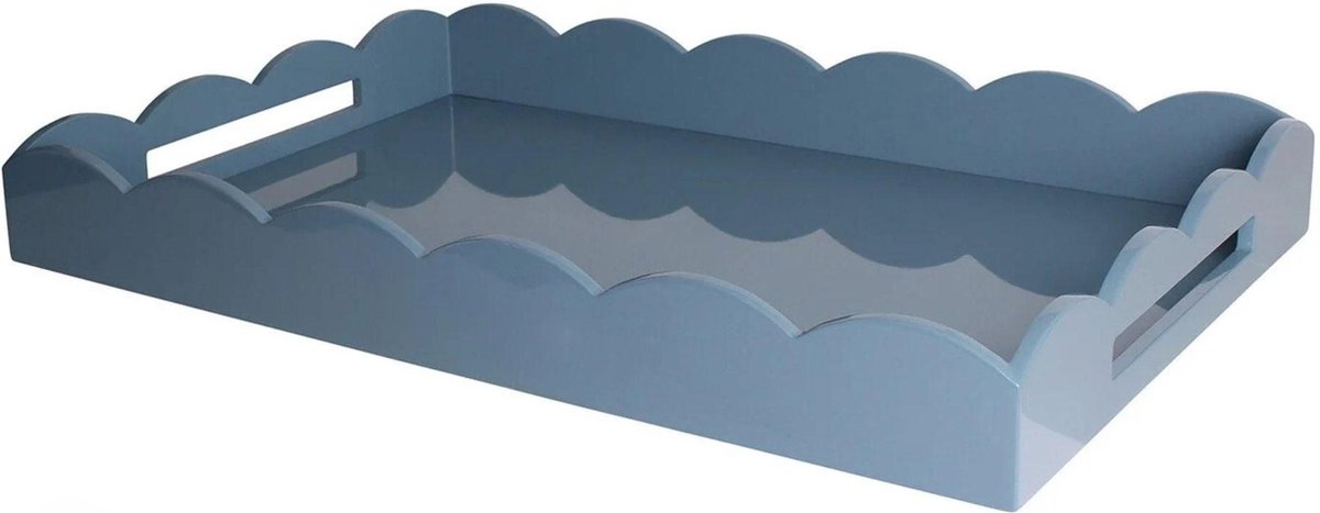 Addison Ross - Dienblad Ottomane Chambray 66x43cm - Serveerplateaus