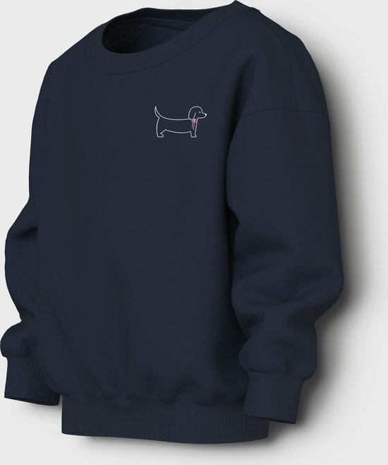 Pull mini fille Name It VALLENE Blue Coupe décontractée