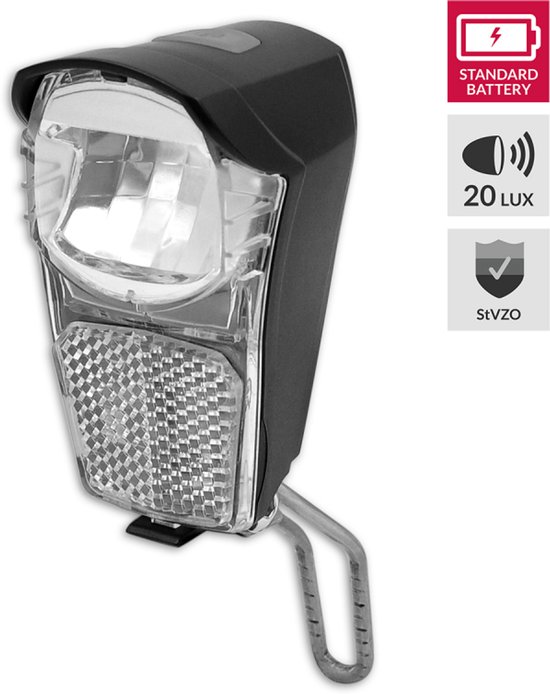 Lynx Clever Koplamp Batterij Led 20 Lux Zwart — afbeelding 5