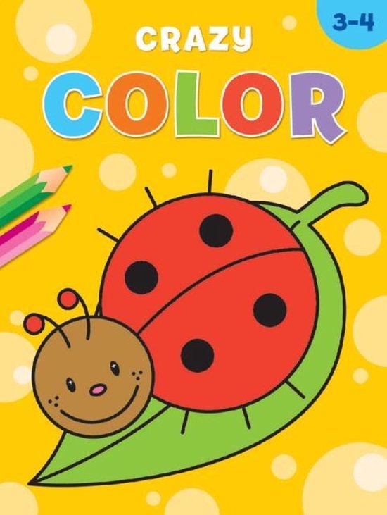Thumbnail van een extra afbeelding van het spel Crazy color - kleurboek - 3-4 jaar