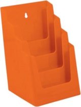 Folderdisplay 4 vaks A5 Oranje
