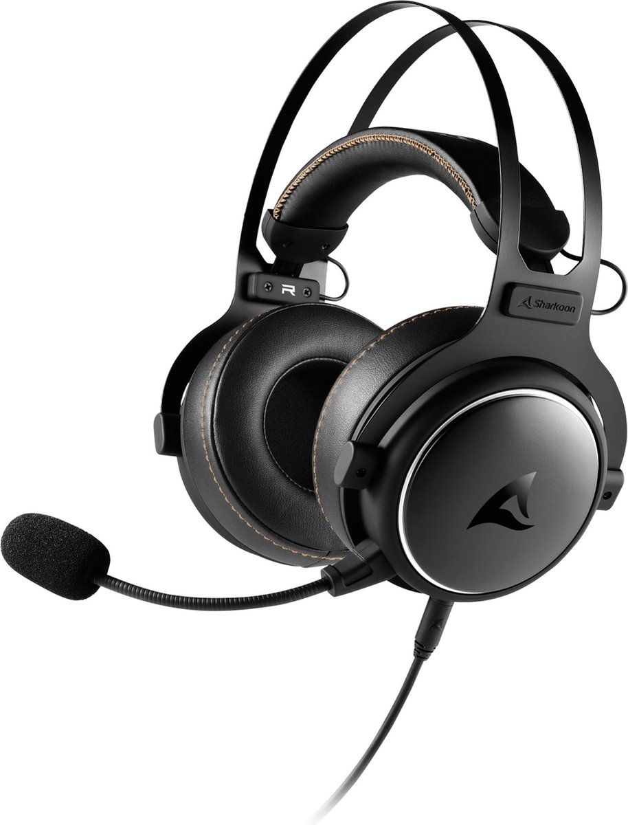 Sharkoon SKILLER SGH50 Headset Bedraad Hoofdband Gamen Zwart