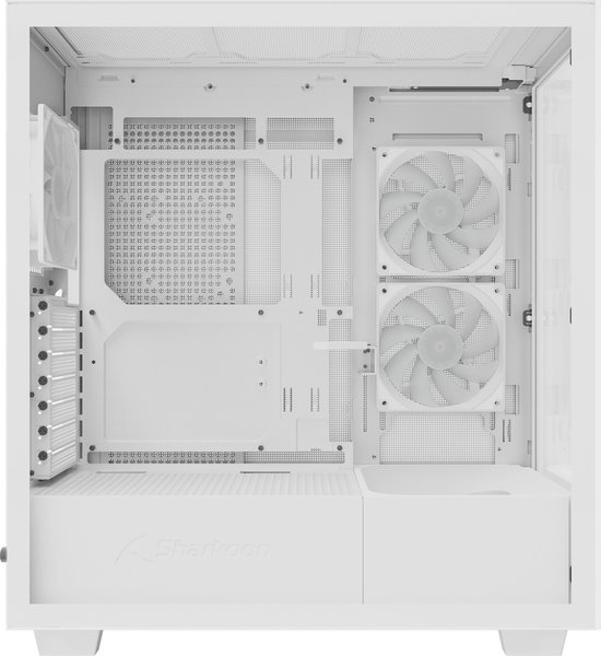 Sharkoon Rebel C60 White - Modèle Midtower - ATX - RGB - blanc