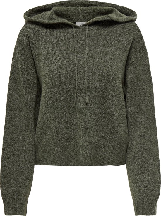 Jacqueline de Yong Trui Jdyrue Life L/s Short Hood Pul Knt 15314870 Kalamate/melange Dames Maat - L