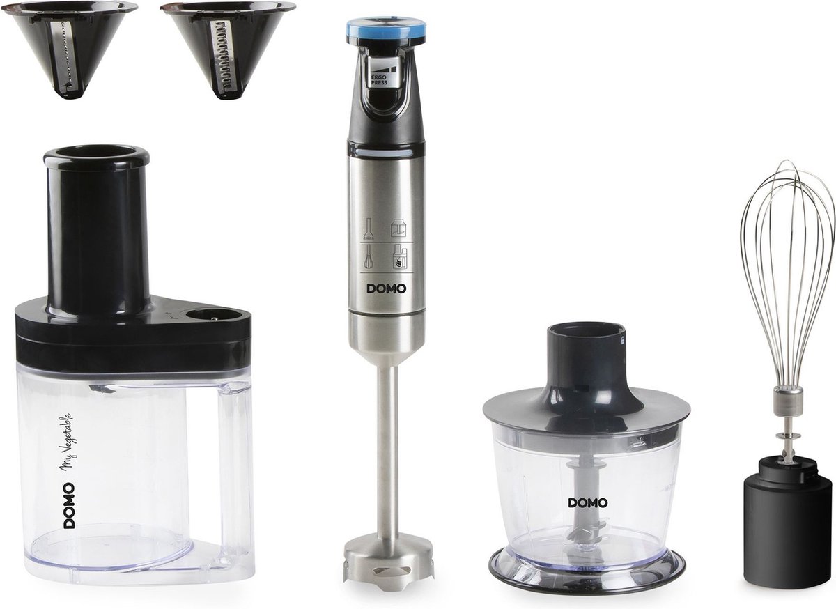 DOMO My Vegetable Blender 800 W RVS, Zwart
