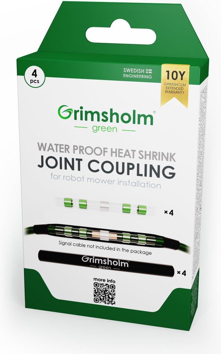 Grimsholm - Warmtekrimpkouskoppeling voor robotmaaierinstallatie - 4 stuks