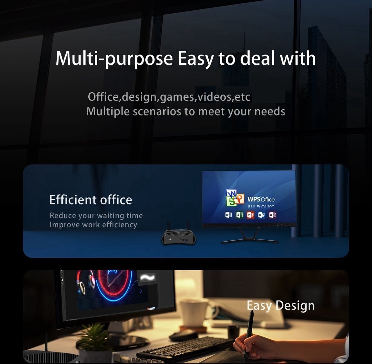 ElectronicWorks Elementkey FX Gaming PC met 32 GB RAM - afbeelding 3