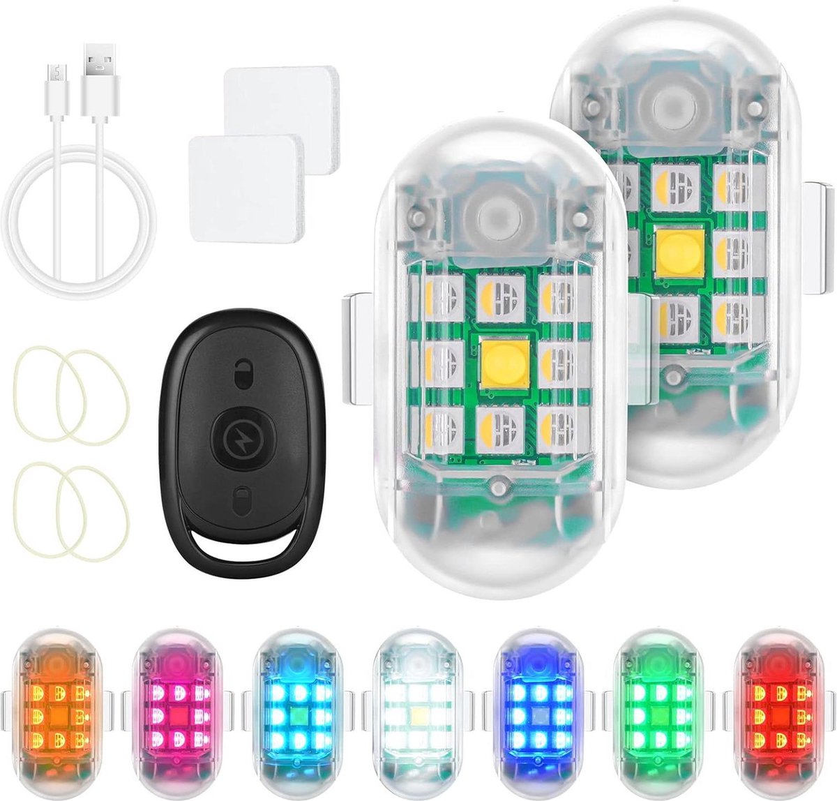 2 stuks drone stroboscoop licht - voor optimale zichtbaarheid .
