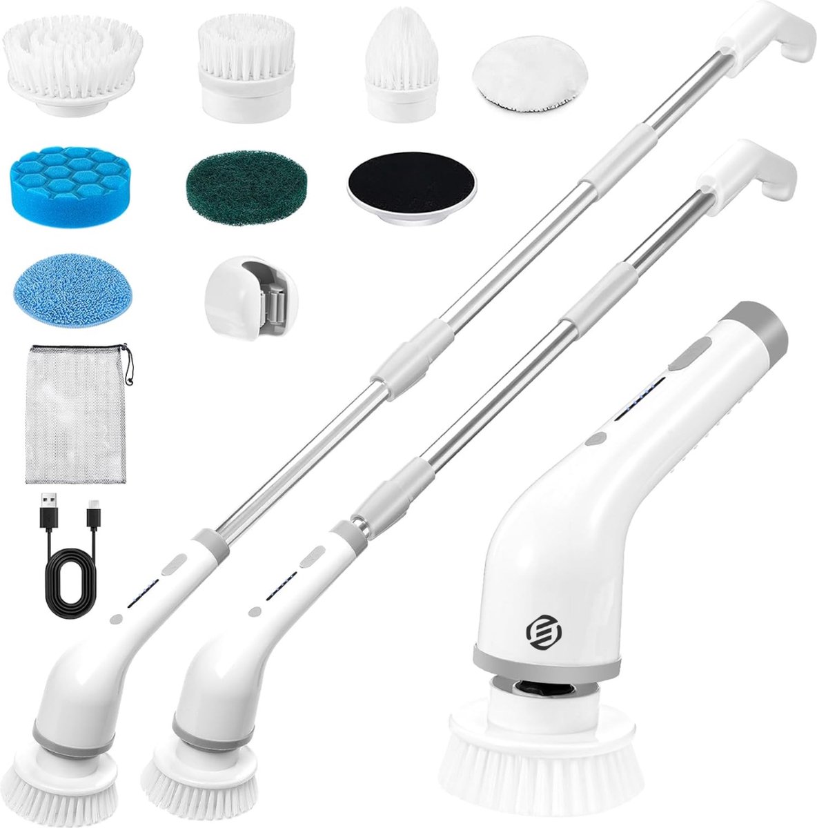 Goedkoopste Equivera Elektrische Spinschrobber- Spinning Schrobber - Elektrische Spin Schrobber - Draaiende Schrobber - Elektrische Schrobber - Schrobmachine - Poetsmachine - Schrobber - Elektrische Schrobborstel - Scrubber - Boenmachine - Spinscrubber - Elektri