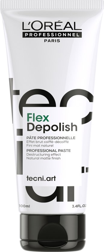 L'Oréal Professionnel Tecni.ART Flex Depolish Wax - Voor warrige looks met een matte finish - Alle haartypes - 100 ml