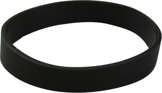 Siliconen armbandjes - stretch - zwart - polsbandjes - volwassenen