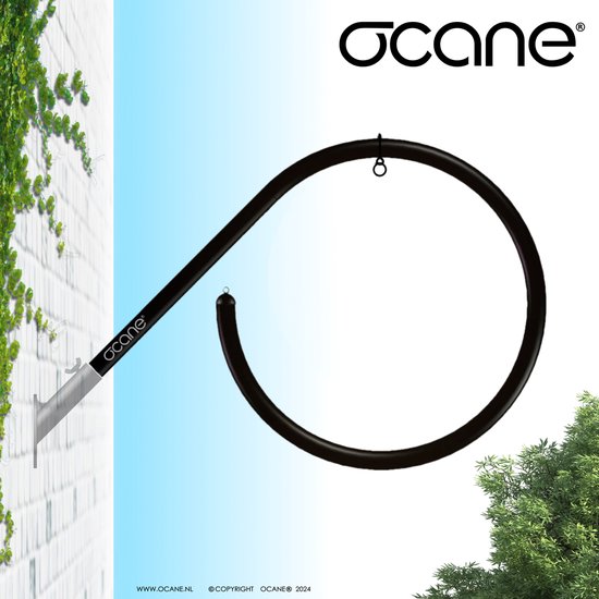 OCANE - Vlaggenstok - Metalen boog/frame voor in een vlaggenstok - muur ornament - gevel versiering - huis ornament - Versiering