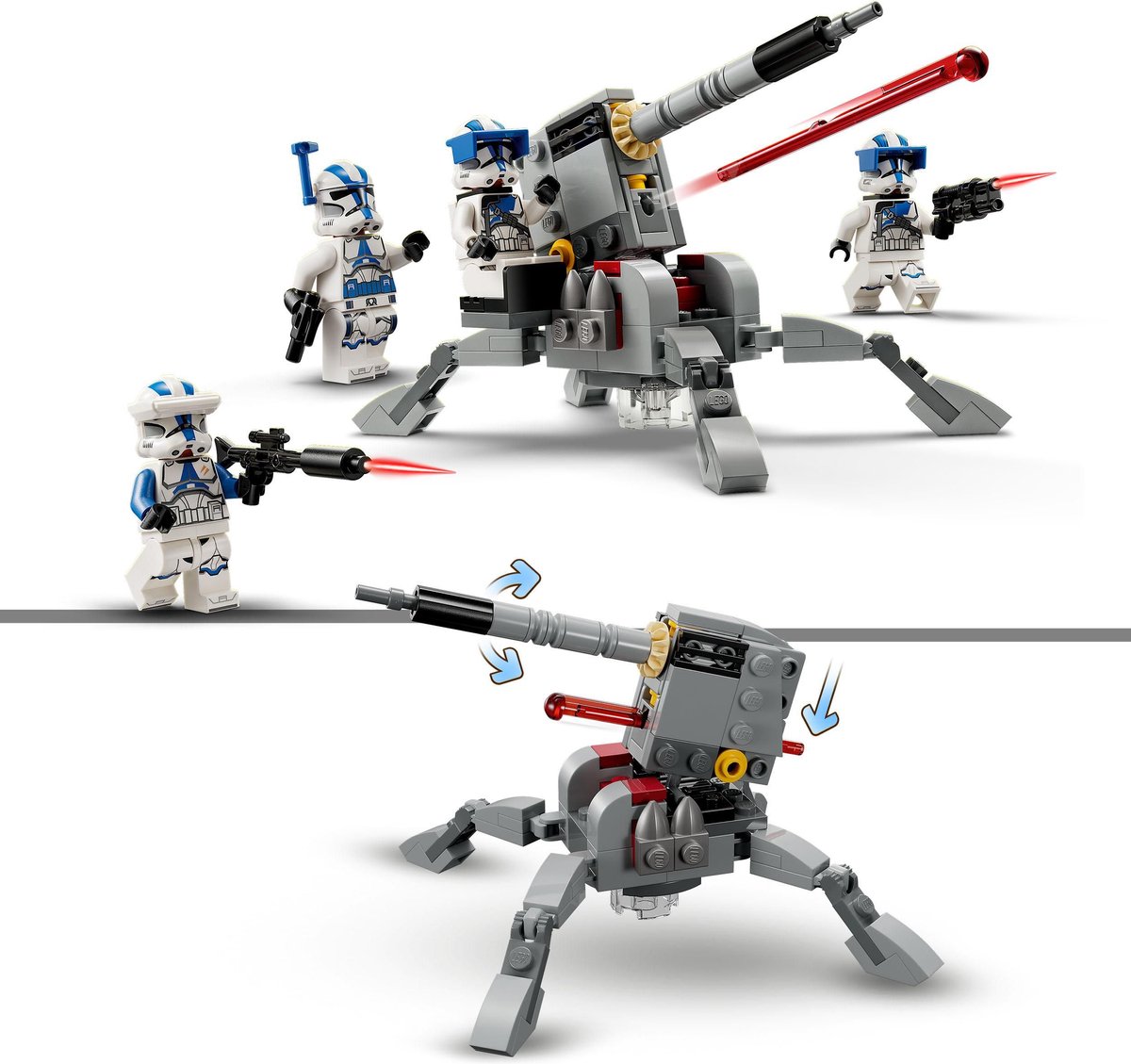 LEGO Star Wars 501st Clone Troopers Battle Pack Bouwbaar Speelgoed met Minifiguren - 75345 — afbeelding 4