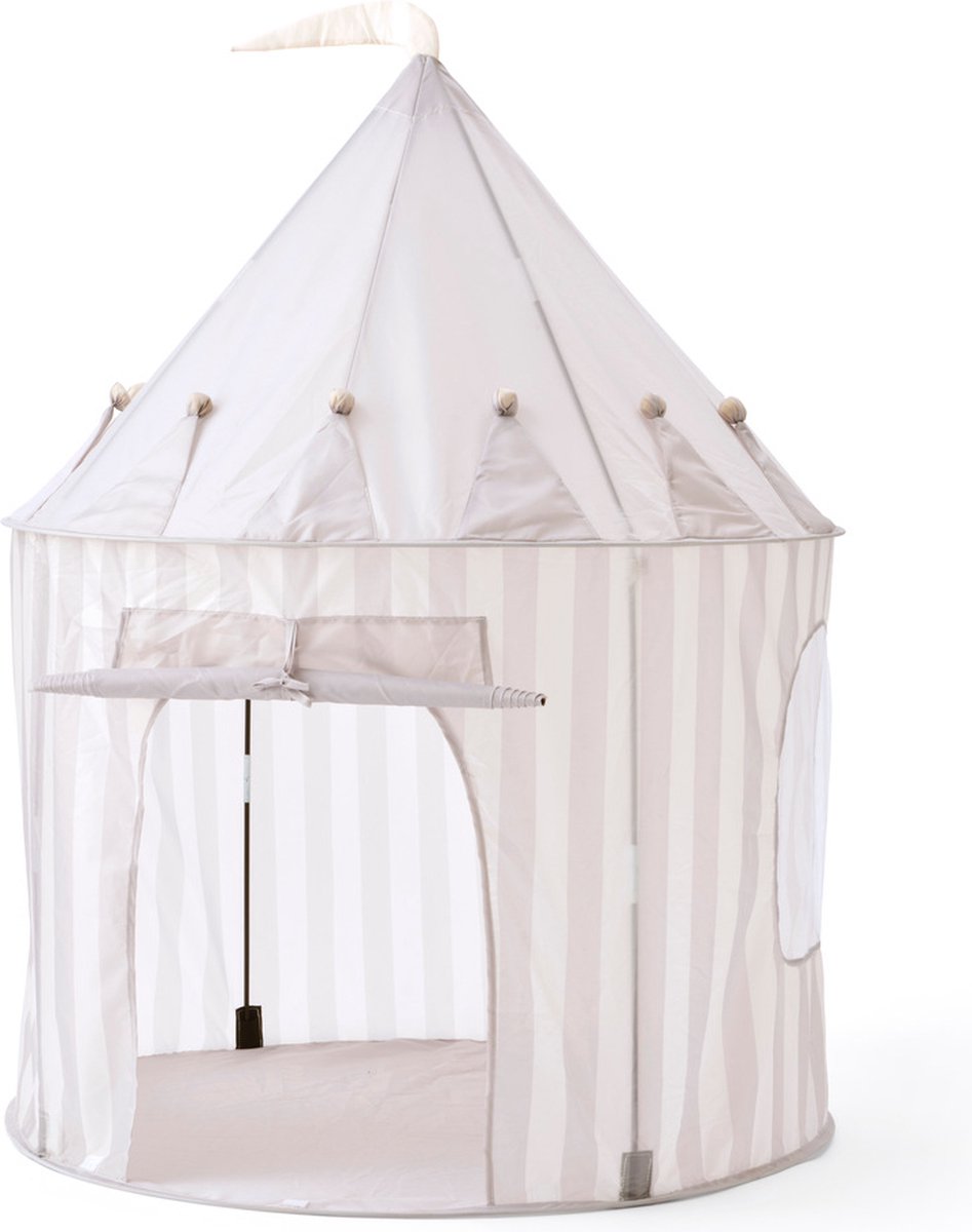 Kids concept speeltent stripe - grey