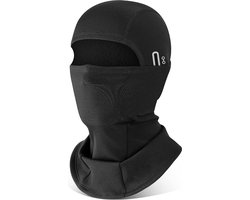 YONO Bivakmuts Sport - Balaclava Fleece - Ski Mask - Helm Muts - Motor - Fiets - Winter - Zwart