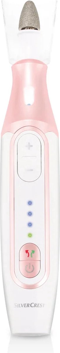 Silvercrest Pedicure & Manicure Set - Roze - met 7 hoogwaardige opzetstukken - Ergonomische vorm - Voor handen en voeten - Kabel
